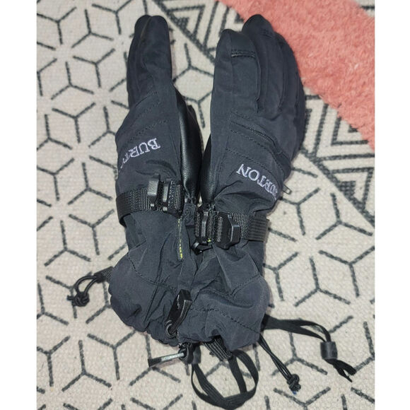 BURTON GORE-TEX GLOVES IN TRUE BLACK, SZ MEDIUM - Picture 3 of 12
